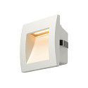 LED Wand-Einbauleuchte DOWNUNDER OUT S, IP55, 9 x 9cm, 230V AC / sek. 300mA, asymmetrisch, 1.7W 3000K 65lm, wei�