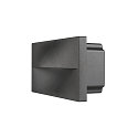 SLV LED Wall recessed luminaire ADI LED Outdoor luminaire, 15,4W, 3000K, IP55, anthracite