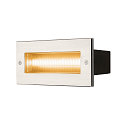 BRICK, Outdoor Wall recessed luminaire, LED, 3000K, stainless steel, 230V, IP67, 10W, 950lm