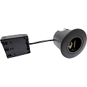 recessed luminaire QUICK INSTALL G2 round GU10 IP44, black 