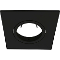 Abdeckung für Einbauleuchte QUICK/UNI INSTALL G2, quadratisch, schwarz matt