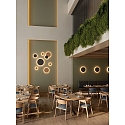 ACB LED Outdoor Wandleuchte COMBO 16/3966-45, 15W, 2700-3000K, 1140lm, IP65, gold