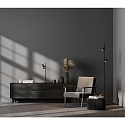 ACB floor lamp GINA GU10 IP20, black 