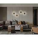 ACB Deko Scheibe f�r LED Wandleuchte CHAMALEON 16/3975, gold