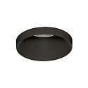 Recessed luminaire EINAR 3558/8 with collar cover, GU10 max. 10W (LED), black matt