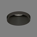ACB Recessed luminaire EINAR 3558/8 with collar cover, GU10 max. 10W (LED), black matt