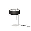 table lamp CLIP 8178 with switch E27 IP20, white