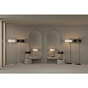 ACB Tischleuchte CLIP 8178, E27, max. 15W, IP20, mit Kabelschalter, Fu� wei� / Schirm wei�