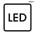 Aufsatz für Albert Energiesäule Typ Nr. 4417 /-19 - LED Orientierungslicht, IP65, 12W 3000K 1400lm, inkl. BG, opal
