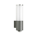 Outdoor Wall luminaire Type No. 0311, IP44, E27 max. 20W (LED), stainless steel / glass, stainless steel / anthracite