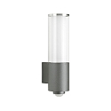 Outdoor Wall luminaire Type No. 0311, motion sensor, IP44, E27 max. 20W (LED), stainless steel, stainless steel / anthracite