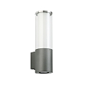 Outdoor Wall luminaire Type No. 0321, IP44, E27, lower light GU10 PAR16 50W, stainless steel, stainless steel / anthracite