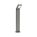 LED Path light Type No. 2296, IP44, height 90cm, 14W 3000K 1400lm, swiveling 90� stepless, cast alu opal glass, anthracite