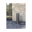 Outdoor Socket column lockable Type No. 4410, IP54, 2 Schuko sockets + cable outlet, without switching function, anthracite