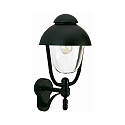 Outdoor Wall luminaire Country style double dome 2 Type No. 0688, IP44, E27  QA55 max. 57W, cast alu glass clear, black matt