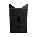 Corner bracket square Type No. 1006 for Albert Outdoor Wall luminaires, black matt