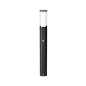 Bollard light Type No. 2269 with motion sensor (Type No. 2070), height 90cm, E27 max. 20W, stainless steel, black matt