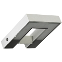 LED Au�enwandleuchte Typ Nr. 0219, IP54, 16W 3000K 1600lm, schwenkbar 120�, Alu-Guss / Satinglas, Wei�