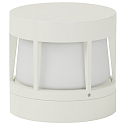 Outdoor LED Wall, Ceiling and Pillar light Type No. 0326, IP54, � 14cm, 10W 3000K 900lm, cast alu / opal, dimmable, white