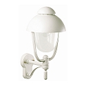 Outdoor Wall luminaire Country style double dome 2 Type No. 0688, IP44, E27  QA55 max. 57W, cast alu / glass clear, white