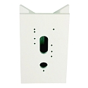 Corner bracket square Type No. 1006 for Albert Outdoor Wall luminaires, white