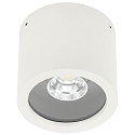 LED Au�endecken-Strahler Typ Nr. 2319, IP44, � 11cm, 8W 3000K 800lm 30�, schwenkbar 30�, Wei� matt