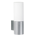 outdoor wall luminaire TYPE NO 0377 E27 IP54, silver dimmable