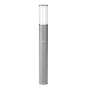 Bollard light Type No. 2269 with motion detector (Type No. 2070), height 90cm, E27 max. 20W,  stainless steel, silver matt