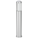 Pollerleuchte Typ Nr. 2221, IP44, H�he 90cm, E27 QA55 max. 57W, Alu-Guss / Opalglas, Silber matt