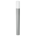 LED Bollard light Type No. 2277, IP44, height 90cm, 10W 3000K 900lm, cast alu / opal glass, dimmable, silver matt