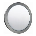 Outdoor Wand- und Deckenleuchte Typ Nr. 6174, IP44, � 28cm, E27 QA55 max. 57W, Edelstahl / Opalglas