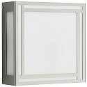 Outdoor LED Wall and Ceiling luminaire Type No. 6385, IP44, 15.5x25.5cm, 10W 3000K 900lm, stainless steel, dimmable