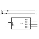 CASAMBI Multifunktionales CASAMBI LED Netzger�t NU3CHBT98-3x20, 3-Kanal, IP20, 220-240V AC, 3x20W 400-550mA, unabh�ngig