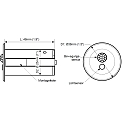 CASAMBI Bluetooth-Sensor CASAMBI SEMLBT14, IP44 (Front) / IP20, Einbau, 12-24V AC/DC, PIR Bewegung + Licht, Wei�