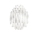 Wall luminaire AP AURA, E27, IP20, Murano glass, white