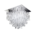 Ceiling luminaire PL AURA GR, E27, IP20, Murano glass, clear
