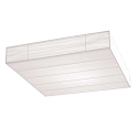 Deckenleuchte PL CLAVIUS, 60x60cm, 3x E27, IP20, wei�