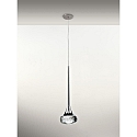 Axolight Recessed LED pendant luminaire SP FAIRY I, 6.2W, 2700K, 565lm, IP20, chrome, clear glass