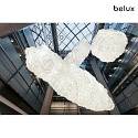 LED pendant luminaire CLOUD XL, variable lenght 150-160cm, DALI dimmable/touch-dim/On-Off