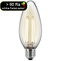 HWH Blulaxa LED Filament Lamp Candle 4,5W E27 warmwhite, glass (clear) CRI > 90