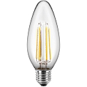 HWH Blulaxa LED Filament Lamp Candle 4,5W E27 warmwhite, glass (clear) CRI > 90