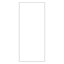 Blulaxa Recessed Mounting frame for LED Panel, 29.5 x 119.5cm