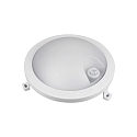 LED Feuchtraumleuchte BASIS FIX SENSOR, 120�, 12W, 4000K, 1200lm, IP54, rund, grau