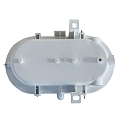 HWH damp-proof luminaire BASIS oval E27 IP44, white