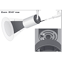 BRUCK spot STAR SPOT 30-65� AC C 1 flame, swivelling, rotatable IP20, matt chrome dimmable