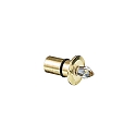 FIBATEC crystal opening element for fibres S2 and S2M, short type, gold
