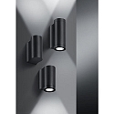 Brumberg Outdoor LED Wandanbauleuchte YLIP, 45�, 15W, 3000K-5700K, 1500lm, IP65, 230V AC, 50 Hz, schwarz