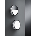 Brumberg LED Au�enwandleuchte EYE, IP65 IK08, rund, mit Seiten-Ring, 18W 3000/4000/5700K (CCT DIP-Switch), schwarz