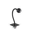 LED Einbau-Leseleuchte ARCUS, IP20, eckig, mit Flexarm + Schalter, f�r Hohlwand-Montagedosen, 4.5W 360lm 43�