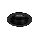 ceiling recessed luminaire ALTERO-R round, direct IP44, black dimmable